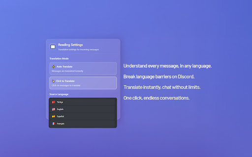 Discord Translator Extension screenshot