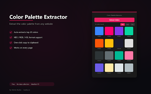 Color Palette Extractor screenshot