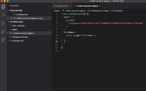 Cypress Object Finder screenshot