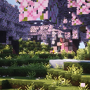 Cherry blossom grove minecraft spring icon