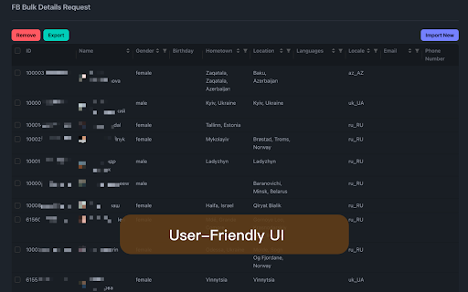 Social Profile Info - User Info Lookup From URLs & IDs screenshot