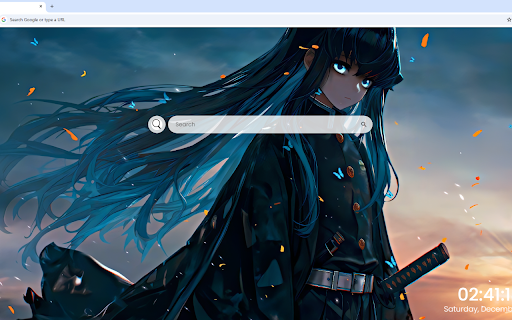 Muichiro Tokito: Serenity and Strength in a Live Theme screenshot