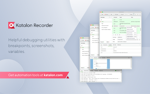 Katalon Recorder (Selenium tests generator) screenshot