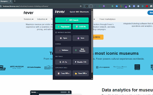 Quick SEO Tools - Bulk URLs, JS & More screenshot