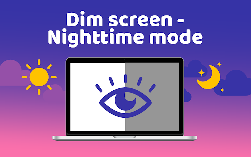 Dim screen - Nighttime mode screenshot