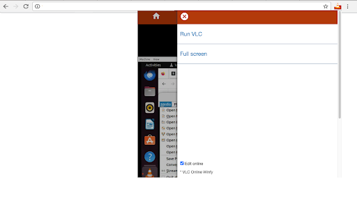 VLC online - multimedia player screenshot