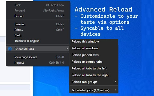 Reload All Tabs screenshot