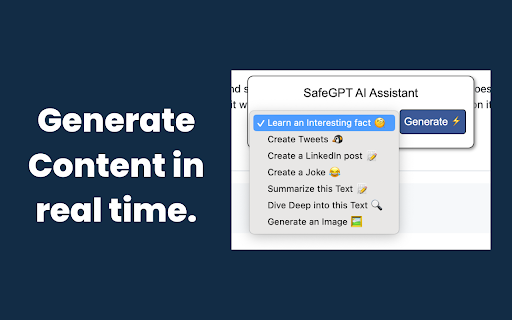 SafeGPT screenshot