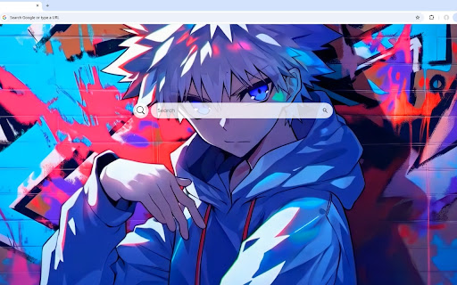 Killua Graffiti Cool Live Wallpaper screenshot