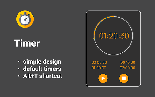 Timer app screenshot
