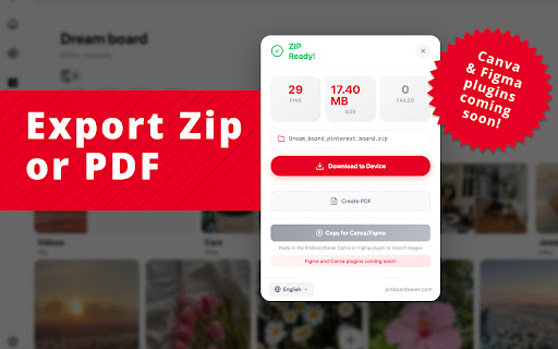 PinBoardSaver - Pinterest Board Downloader screenshot