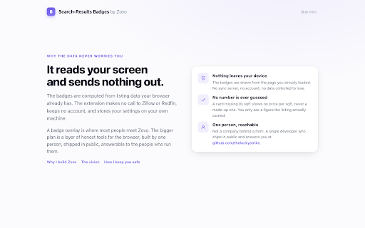 Search-Results Badges: $$/sqft, DOM, Price-Cut screenshot