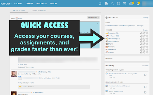 Schoology Plus screenshot