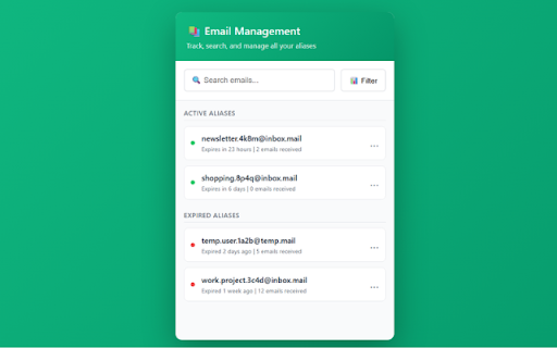 Inbox Mail Generator - by Mubashir Hassan screenshot