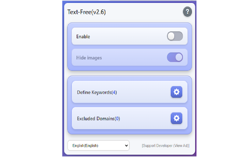 Text-Free(Block unwanted articles) screenshot