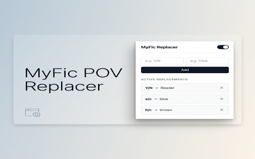 MyFic POV Replacer screenshot
