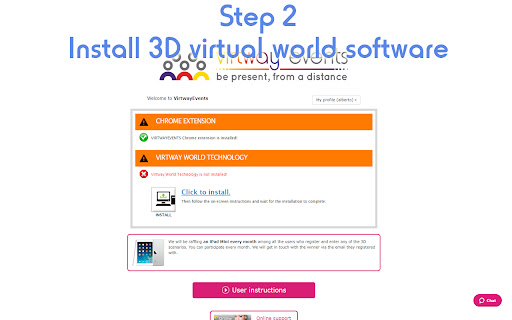 Virtway Events screenshot