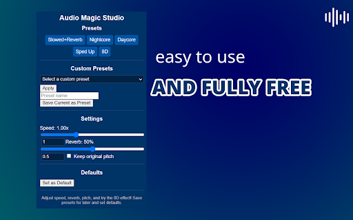 Audio Magic Studio screenshot