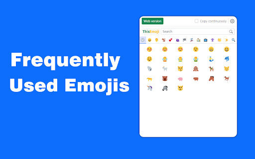 Emoticon symbols copy and paste - ThisEmoji screenshot