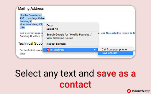 InTouchApp Phone Contacts & Data Saver screenshot