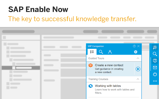 SAP Enable Now, desktop application recorder screenshot