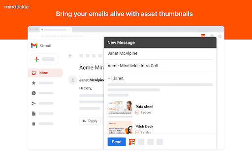 Mindtickle for Gmail screenshot