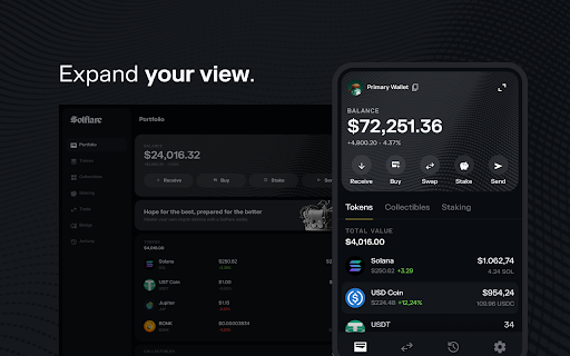 Solflare Wallet screenshot