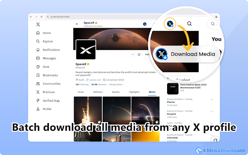 X Media Downloader – Download Twitter/X Images & Videos screenshot