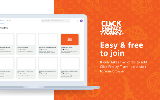 Click Frenzy Travel screenshot