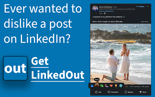 LinkedOut - Dislikes for LinkedIn™ screenshot
