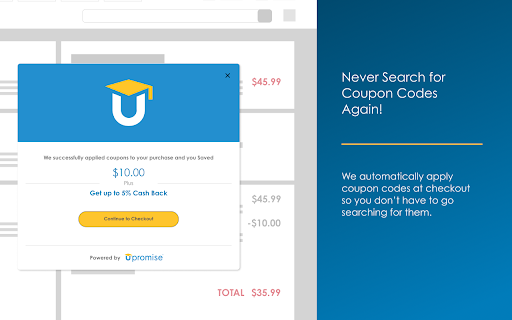 Upromise Extension screenshot