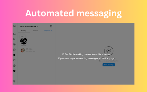 DM Bot - DM Bot & Bulk Message Sender for Social Media screenshot