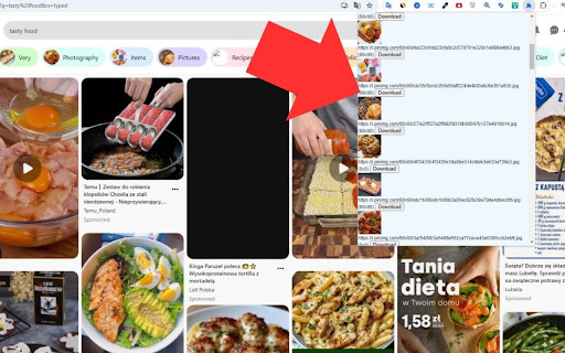 Pinterest Foto Download screenshot