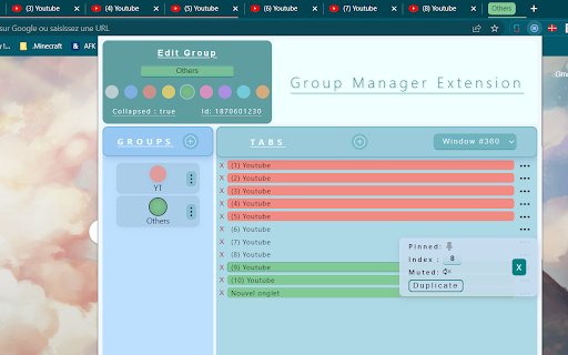 Group Manager screenshot