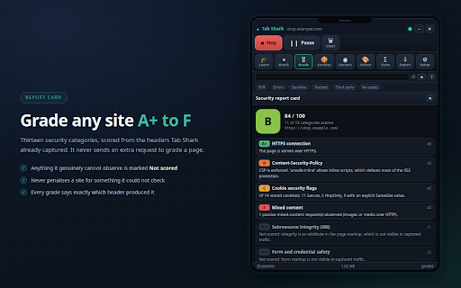 Tab Shark screenshot