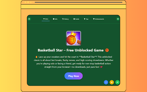 Basketball Star – Free Unblocked Game screenshot