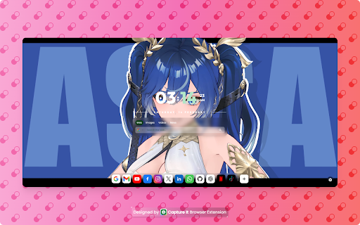 Glossy New Tab - Say Goodbye to Boring Tabs screenshot