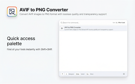 AVIF to PNG screenshot