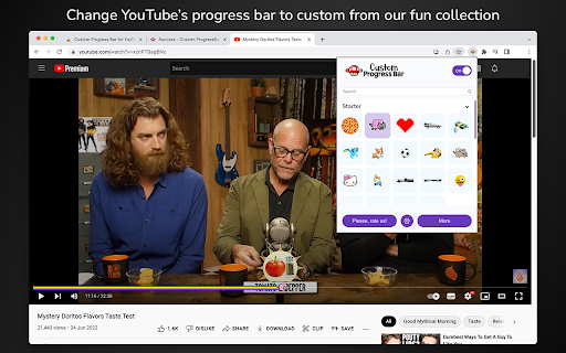 Custom Progress Bar for YouTube™ screenshot