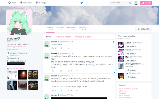 Old Twitter Layout (2026) screenshot