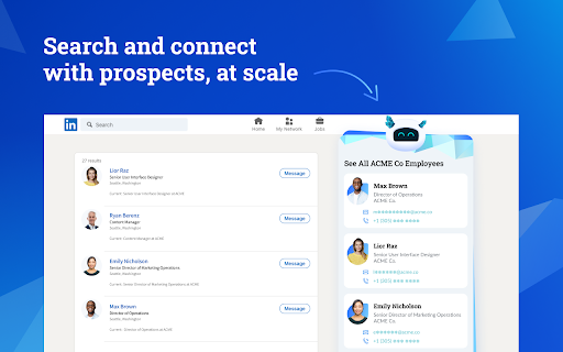 Datanyze Chrome Extension screenshot