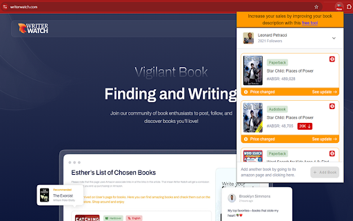 Writer Watch screenshot