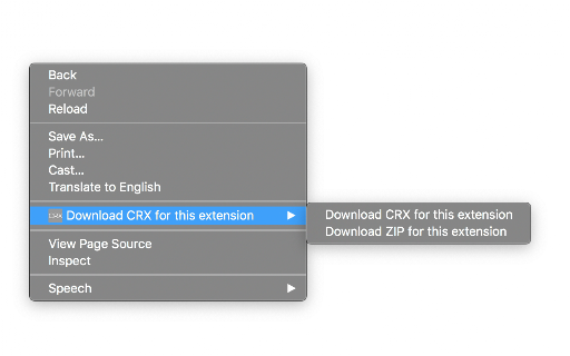 CRX Extractor/Downloader screenshot
