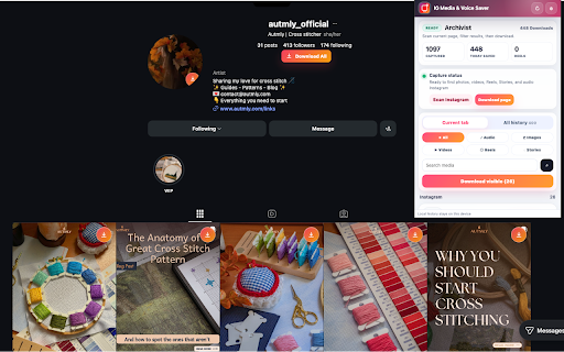 IG Media & Voice Saver screenshot