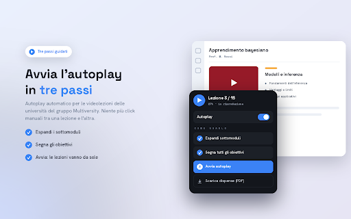 Pegaso Autoplay – Autoplay Lezioni Multiversity screenshot