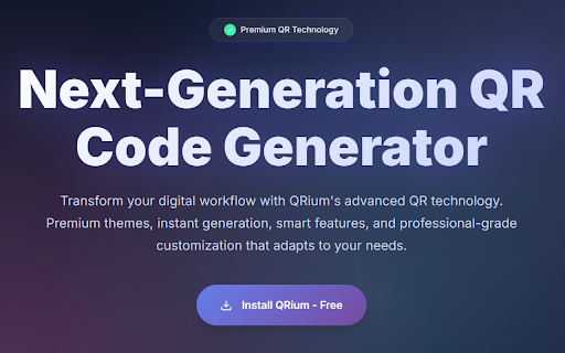 QRium Code Generator screenshot