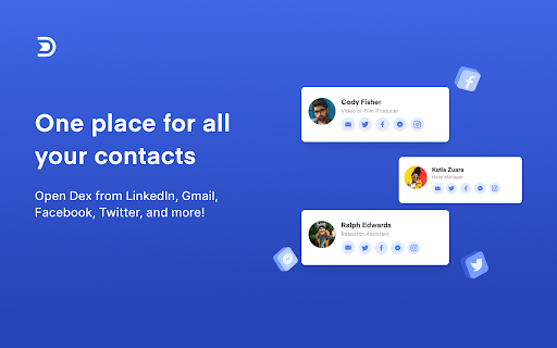 Dex - Personal CRM & Contacts screenshot