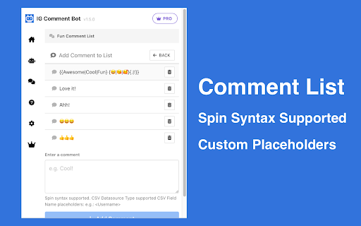 Comment Bot - Comment Automation screenshot