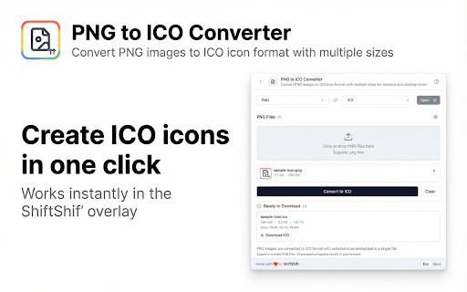 PNG to ICO screenshot