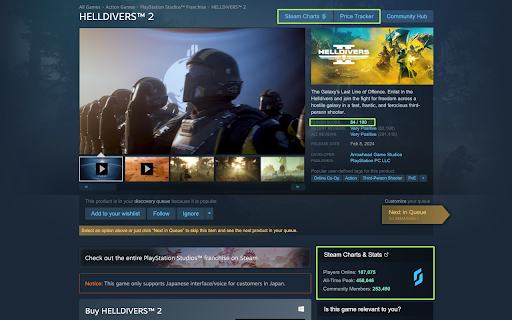 Better Steam screenshot